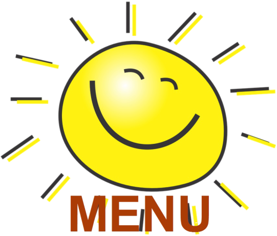 bouton menu soleil